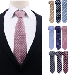 Tie Set Gift Box For Man Necktie Pocket Square Set For Business Daily Wear Office Workplace Suit Accessories Ties Hanky Gravatas