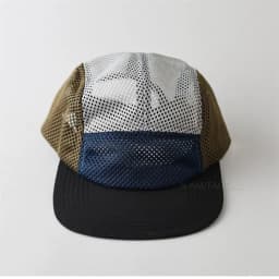 Fashion Retro Mesh Baseball Cap 5 Panel Flat-brimmed Sun Visor Cap Breathable Adjustable Quick-drying Hat Unisex