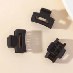 10 Pcs Small Hair Clips for Women Girl Matte Rubber Coating Rectangle Hair Claw Clips for Women Thin Fine Short Hair Accessories