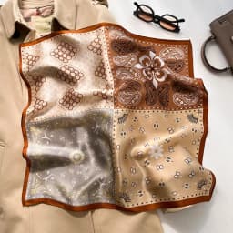 Luxury Brand 100% Real Silk Scarf Women Square Neck Tie Shawls Wraps for Ladies Foulard Scarves Pashmina Female Hijab Bandana