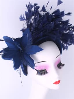 Royal Ascot Hat Fascinator Tea party Floral Wedding Millinery Feather Headbands Elegant Gril Church Kentucky Derby Chapeau Cap