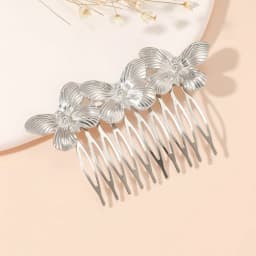 Elegant Metal Hair Combs For Women Girls Fashion Shiny Hair Clip Pins Hair Styling for Women Comb Pin Female Hair Accessories