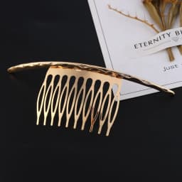 Elegant Metal Hair Combs For Women Girls Fashion Shiny Hair Clip Pins Hair Styling for Women Comb Pin Female Hair Accessories