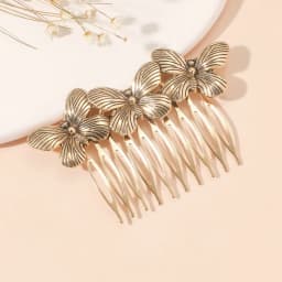 Elegant Metal Hair Combs For Women Girls Fashion Shiny Hair Clip Pins Hair Styling for Women Comb Pin Female Hair Accessories
