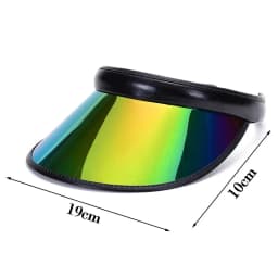 Transparent PVC Summer Baseball Hat Women Men Empty Top Anti-UV Sunshade Hat Visor Caps Bicycle Sun Hat Sports Accessories