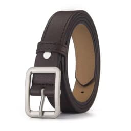 1pc Women's Belt Trendy Square Buckle Belt High End Genuine Soft PU Leather Belt Paired with Skirt Work Pants Jeans Belt Unisex