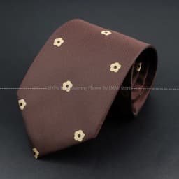 Fashion Woven 8 cm Striped Necktie Wedding Accessories Green Brown Tie Gravatas Man Dot Fit Group Party Office Neck Ties Gift