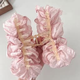 Elegant Chiffon Flower Bow Hair Claw For Women Sweet Large Shark Hair Clip Crab Hairpin Hairgrip Headwear Girls Hair Accessories