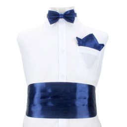Fashion Wide Silk Satin Tuxedo Cummerbund Elastic Gentleman Pocket Square Belly Band Business Neck Tie Set Compere