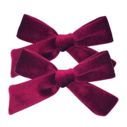2 PCS Vintage Velvet 3.5 inch hair bow clips Baby Girls fabric piggy tail Hair clips Barrettes Hairpins Kids Hair Accessories
