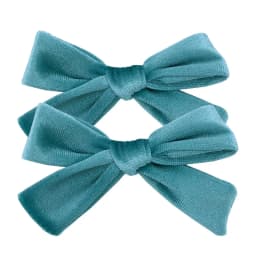 2 PCS Vintage Velvet 3.5 inch hair bow clips Baby Girls fabric piggy tail Hair clips Barrettes Hairpins Kids Hair Accessories