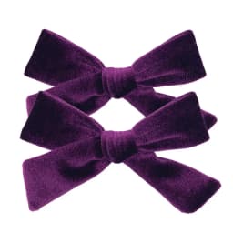 2 PCS Vintage Velvet 3.5 inch hair bow clips Baby Girls fabric piggy tail Hair clips Barrettes Hairpins Kids Hair Accessories