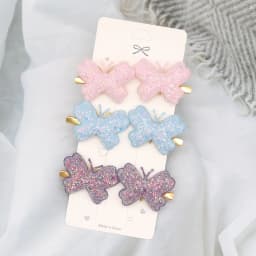 6/12Pcs Colorful Glitter Butterfly Hair Clips Girl Hairpins Barrettes Women Sweet Hair Ornament Fashion Hair Accessories