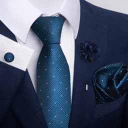 Brand Fashion Luxurious Green Floral Necktie Pocket Square Cufflinks Brooch Set Man Suit Accessories Birthday Present