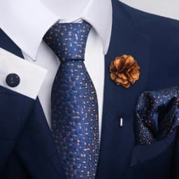 Brand Fashion Luxurious Green Floral Necktie Pocket Square Cufflinks Brooch Set Man Suit Accessories Birthday Present