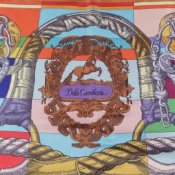 Brand Silk Scarves Horse Rope Printed Twill Silk Scarf Women Shawls Luxury Design Hijab Fashion Square Curled Scarf Neckerchief