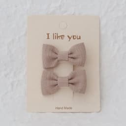Cute Handmade Children's Hair Clips, Lovely Headwear, Trendy Baby Hair Accessories, Full coverage fabric Hairpin Bows for Girls