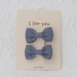 Cute Handmade Children's Hair Clips, Lovely Headwear, Trendy Baby Hair Accessories, Full coverage fabric Hairpin Bows for Girls