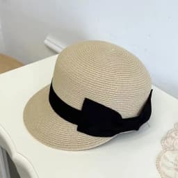 Elegant Straw Hat Women Summer Beach Ladies Casual Long Duck Bowknot Hat Breathable Fashion Sun Hats For Female Equestrian Hat