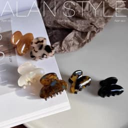 New Sweet Small Mini Hair Claws Acetate Hair Clips for Women Girl Barrettes Crab Clamp Ponytail Hairpin Fashion Accessorie