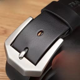 Casual Leather Belt for Men Middle Young Generation Youth Style Guangzhou Sanli Buckle Waist Belt Korean Version