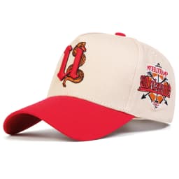 Unisex U Letter Snake Embroidery Baseball Caps Spring and Autumn Outdoor Adjustable Casual Hats Hip Hop Hat Sunscreen Hat