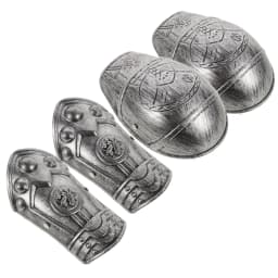 1 Set Armor Shoulder Pads knight Cosplay Armour Costume Vintage Medieval Dress up Armour Arm Shoulder Plate Roman knight Armour