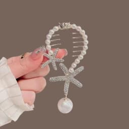 Women's Tassel Diamond Hair Clip Exquisite Glitter Maruko Headband Hair Claw Clip Elegant hair accessory For Girlfriend Wife