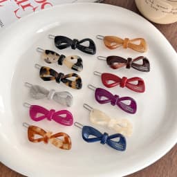Exquisite high-end feeling ~ South Korea France small bow hair clip, French bangs clip short hair side clip