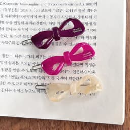 Exquisite high-end feeling ~ South Korea France small bow hair clip, French bangs clip short hair side clip