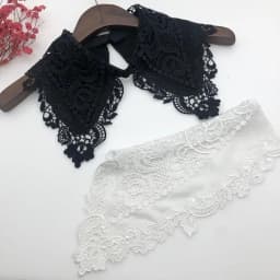 652F Polyester Women Detachable Fake Collar False Half Shirt Blouse for Womens Girls Clothing Accessories