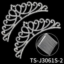 Classic Rhinestone Heart Crown Fashion Jewelry Headpieces Hair Accessories Party Performance Tiara For Women As Gifts
