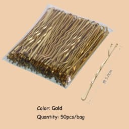 24/50pcs Black Hairpins For Women Hair Clip Lady Bobby Pins Invisible Wave Hairgrip Metal Hairclip Makeup Bangs Fixed Hairgrips