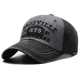 European and American Washed Denim Made Old Curved Brim Cap Alphabet Embroidered Baseball Capoutdoor Sunshade Sun Protection Hat