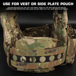 6x6“ Tactical 2PCS Vest JPC CPC Plate Carrier EVA Insert Panels Side Pouch Pads Vests Shock Plates Shockproo