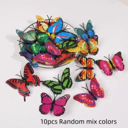 10/20/30pcs Cartoon Butterfly Hair Clips Cute Simulated Butterfly Hair Pins Set for Women Girls Cute Design Hairpin for Party