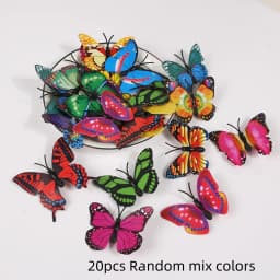 10/20/30pcs Cartoon Butterfly Hair Clips Cute Simulated Butterfly Hair Pins Set for Women Girls Cute Design Hairpin for Party