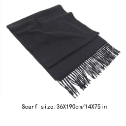Winter Scarf For Women Cashmere Warm Solid Pashmina Blanket Wraps Female Thick Soft Bufanda Big Tassel Shawl Long Poncho Echarpe