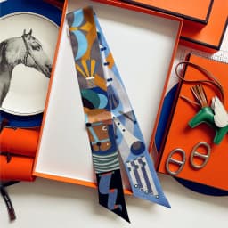 Colorful Horse Print Scarf Long Strip Ribbon Korean Style Multi-use Women Accessories Hair Bandana Bag Wrap Neckwear New Arrival