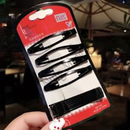 4-7cm Black Hair Clips U-Shaped Bobby Pin Invisible Wavy Hairpin Hairstyle Styling Metal Hair Grip Barrette Hair Accessories New