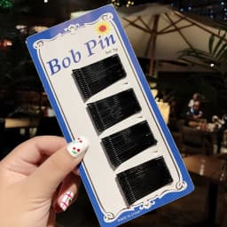 4-7cm Black Hair Clips U-Shaped Bobby Pin Invisible Wavy Hairpin Hairstyle Styling Metal Hair Grip Barrette Hair Accessories New