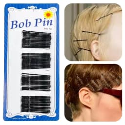 4-7cm Black Hair Clips U-Shaped Bobby Pin Invisible Wavy Hairpin Hairstyle Styling Metal Hair Grip Barrette Hair Accessories New