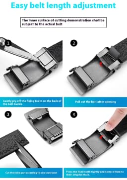 Automatic Buckle Belt Replacement Belt 3.5cm Suede Leather Belt for Automatic Belt Replacement Belt Genuine Leather Belt for Men