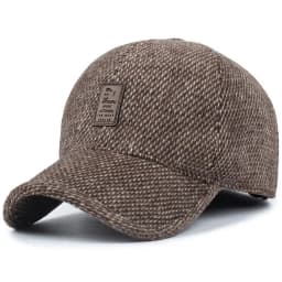 Men Autumn Winter Hat Outdoor Thick Warm Adjustable Earmuffs Hat Baseball Cap Casual