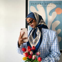 Plain Silk 90 Square Scarf Satin Headband For Muslim Woman Printed Hijabs Wraps Fashion Headscarf Casual Turban Female Bandbana