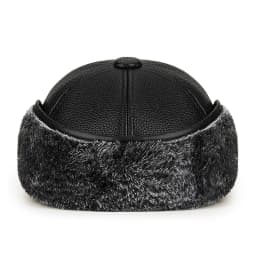 Middle-Aged And Elderly Fur Hats, Men Warm, Old Man Ear Protectors, Lei Feng Hats, And Velvet Baseball Caps