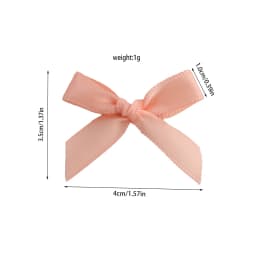 24 PCS, Hot Sale. 4-cm Bowknot Hairpins, Duckbill Clips, in the Ballet Style, with Ribbons. Small Hair Clips, in the Dopamine St