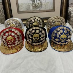 Men And Women New Handmade Cool Button Fashion Rivet Street Dance Fashion Cap