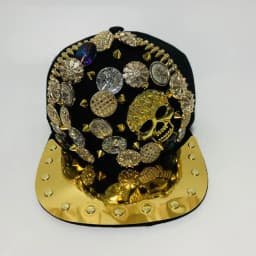 Men And Women New Handmade Cool Button Fashion Rivet Street Dance Fashion Cap