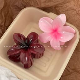 Elegant Gradient Hair Clips Flower Hair Claws Big Size Fashion Head Wear Hairpin for Women Girls Crab Barrette Hair Accessories